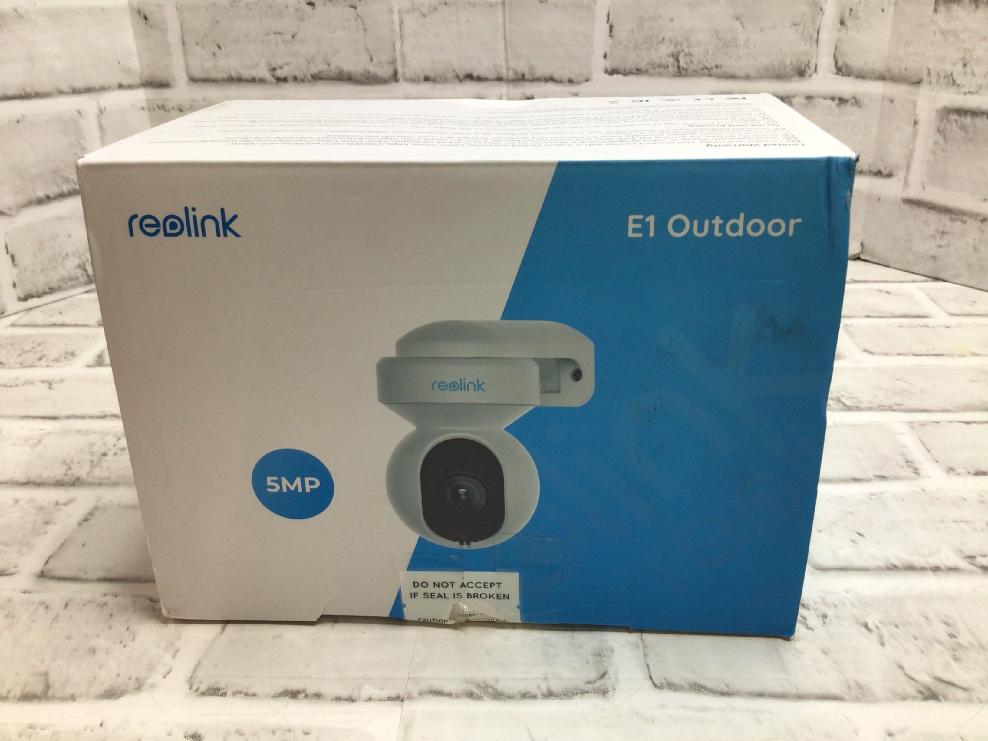 Reolink Security Camera 5MP PTZ WiFi Cam Person/Vehicle Alert E1 Outdoor (8079655534830)